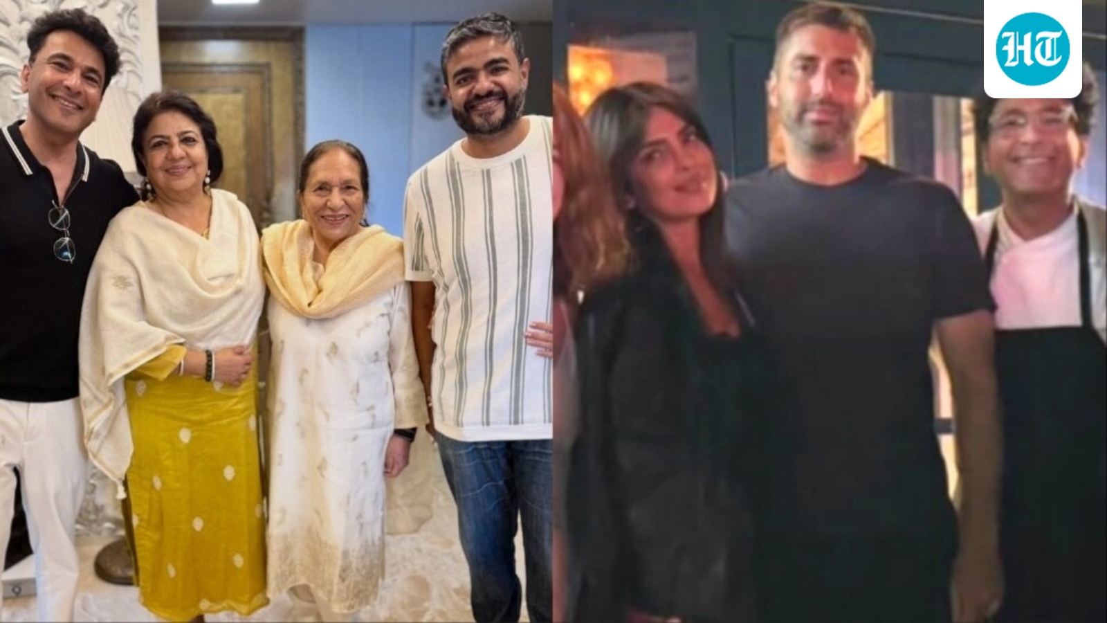 Priyanka Chopra reacts as mom Madhu Chopra hosts chef Vikas Khanna and his mother, brother Siddharth cooks for them