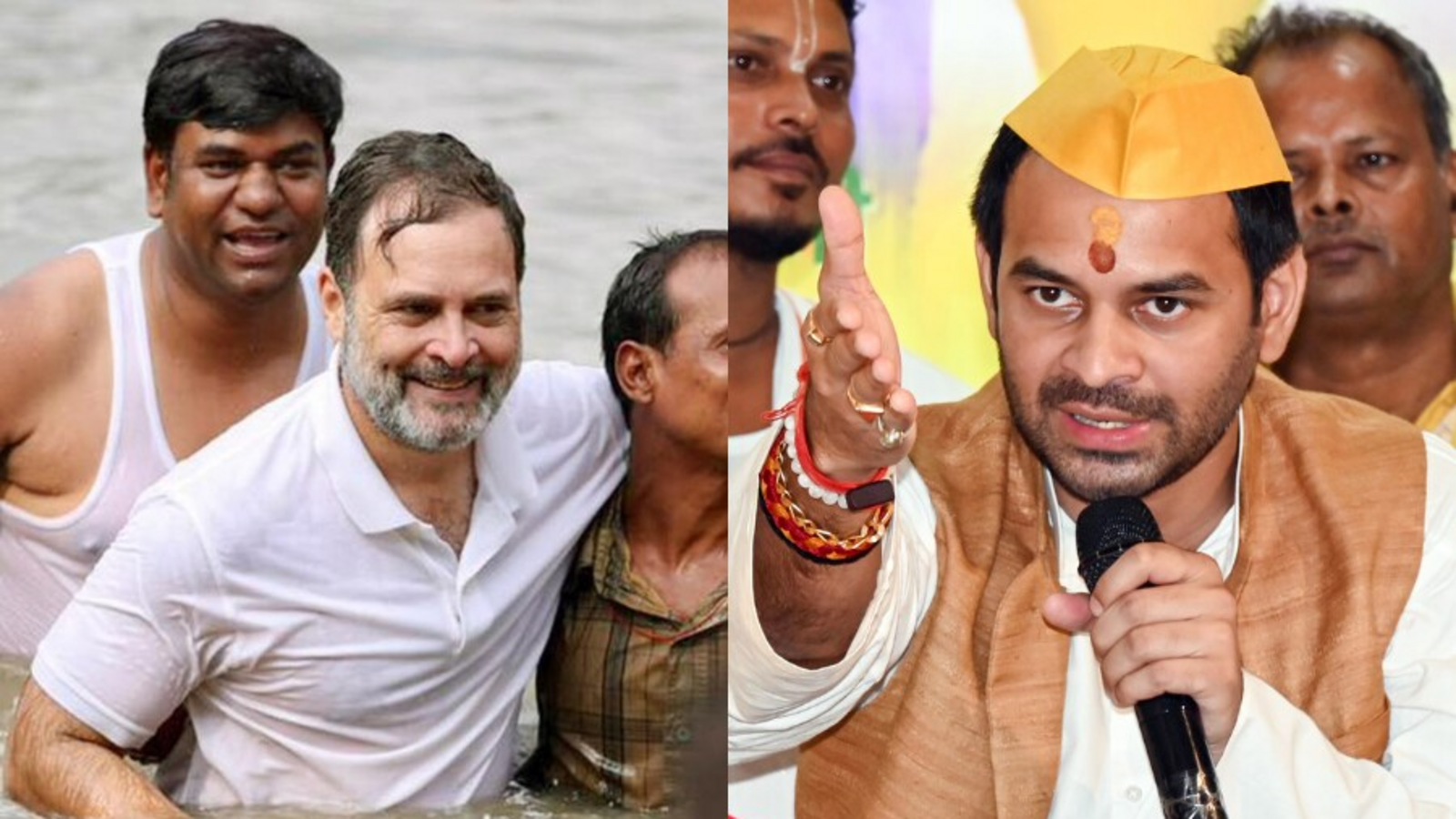 ‘Rasoiya hona chahiye tha’: Tej Pratap gives career advice to Rahul Gandhi amid Bihar campaign
