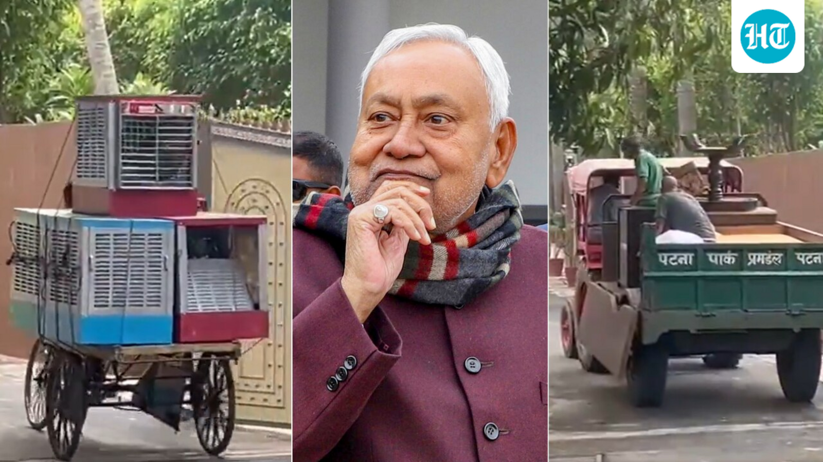 Coolers, cots and a tractor: Nitish Kumar vacates CM residence after 20 years in modest style | Watch