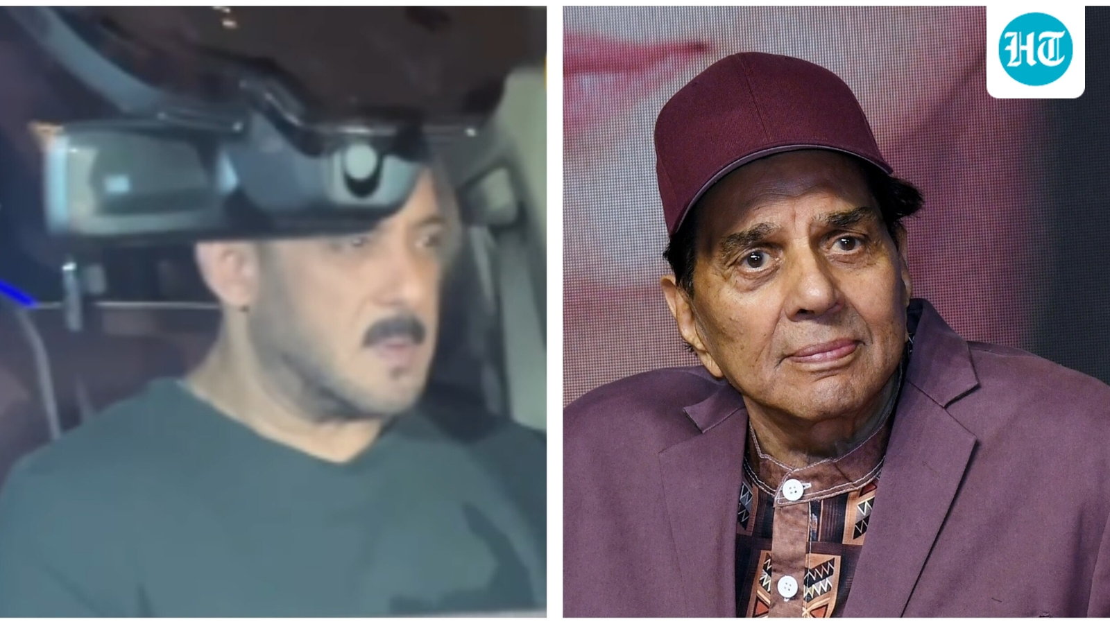 Dharmendra’s beloved ‘beta’ Salman Khan pays ailing actor a visit at Breach Candy Hospital. Watch