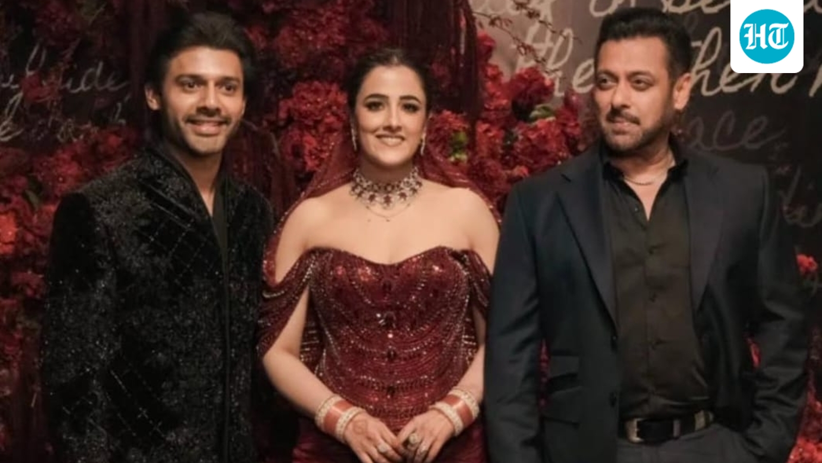 Salman Khan attends Nupur Sanon, Stebin Ben's wedding reception, excited groom bows down in gratitude