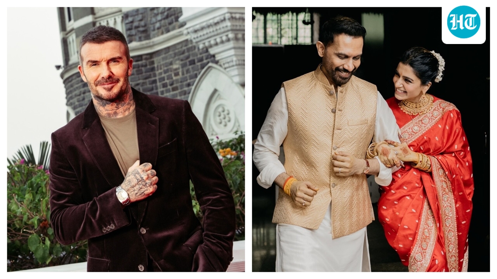 David Beckham sends love to newlyweds Samantha Ruth Prabhu and Raj Nidimoru, bride calls his gesture sweet