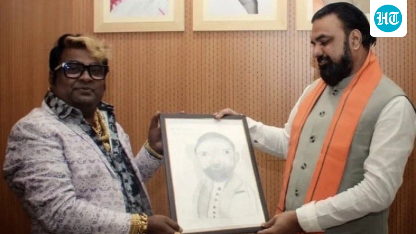 'Majnu Bhai would be proud': Portrait gifted to Bihar CM Samrat Choudhary by Patna builder goes viral
