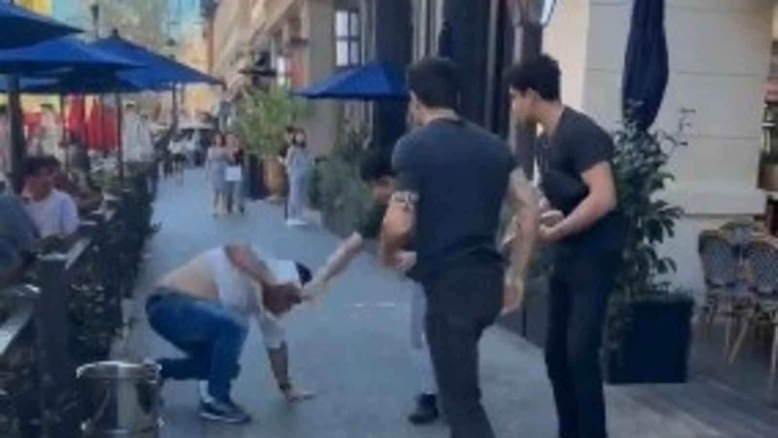 San Jose police probing possible antisemitic hate crime as 2 Jewish men attacked at Santana Row: Watch violent brawl