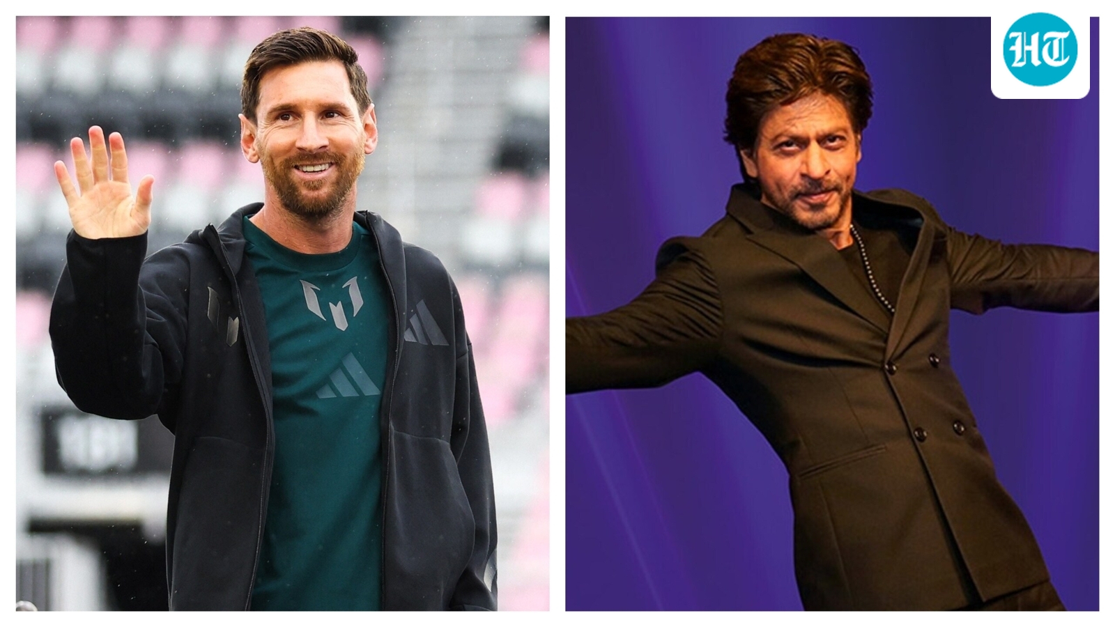 Shah Rukh Khan reaches Kolkata ahead of his meeting with Lionel Messi, brings son AbRam along with him