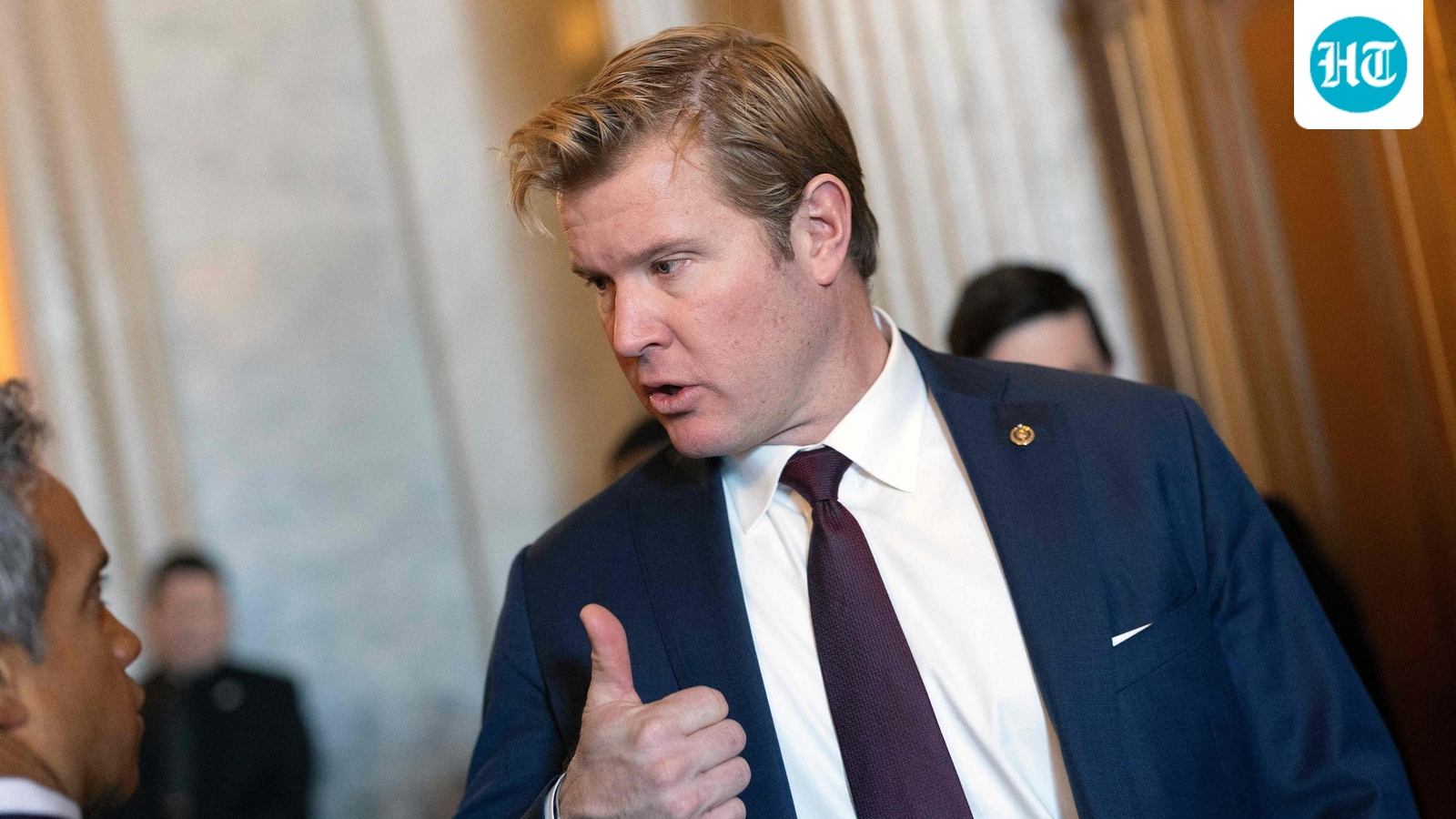 Senator Tim Sheehy helps throw out anti-war activist Brian McGinnis for protesting Iran conflict at Capitol; video viral