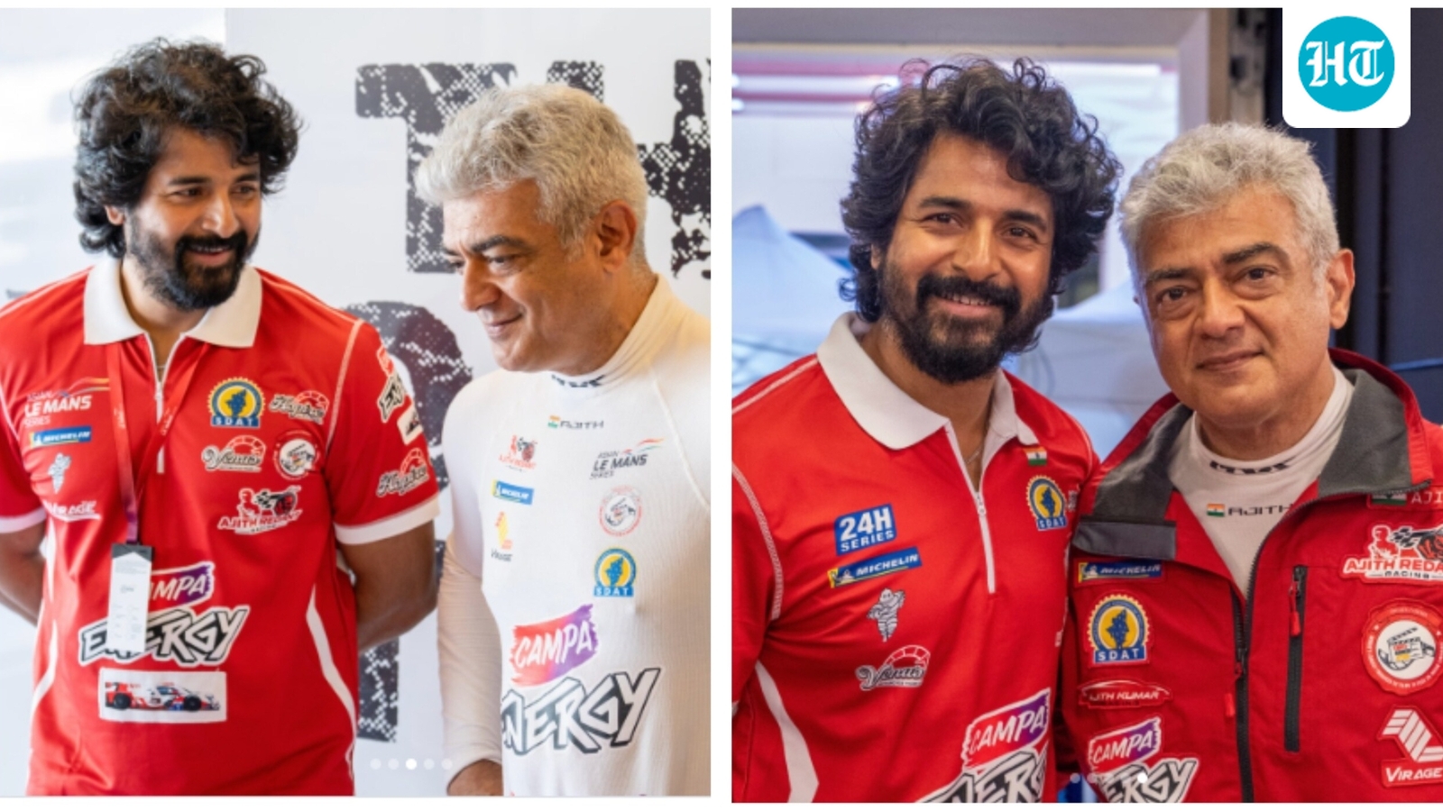 Sivakarthikeyan spends time with Ajith Kumar ahead of his 4 Hours of Abu Dhabi race, calls it ‘inspiring day’. See pics