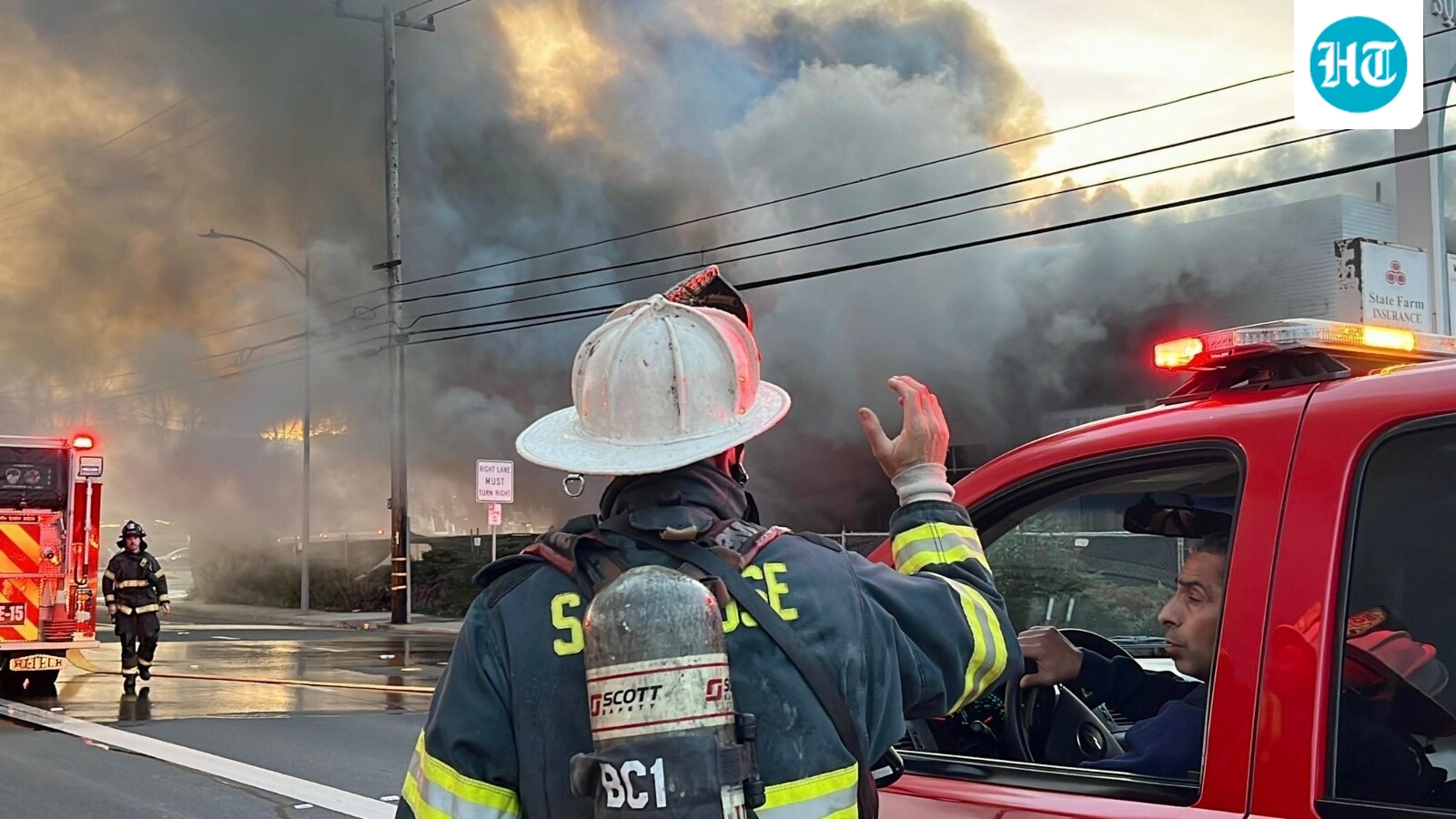 San Jose fire: 3-alarm structure fire erupts on Saratoga Ave; scary visuals emerge