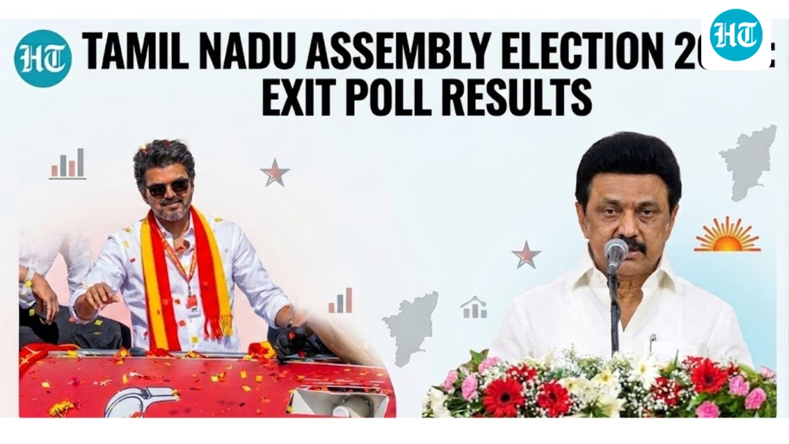 Tamil Nadu Exit Polls LIVE: Stalin govt set for another term as pollsters predict massive victory for DMK