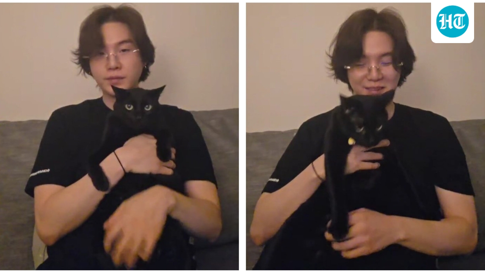 Suga breaks the internet with first live in 2 years, BTS ARMY has a meltdown as he introduces cat Sugar