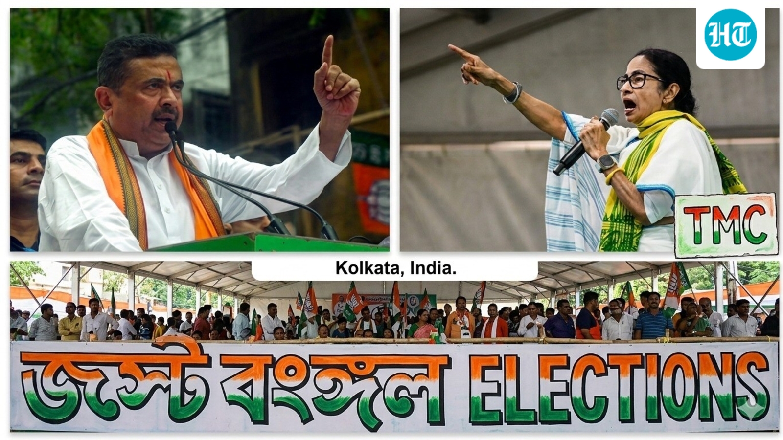 Kolkata election 2026 result LIVE: Suvendu back in lead as Mamata trails in Bhabanipur by 1558 votes