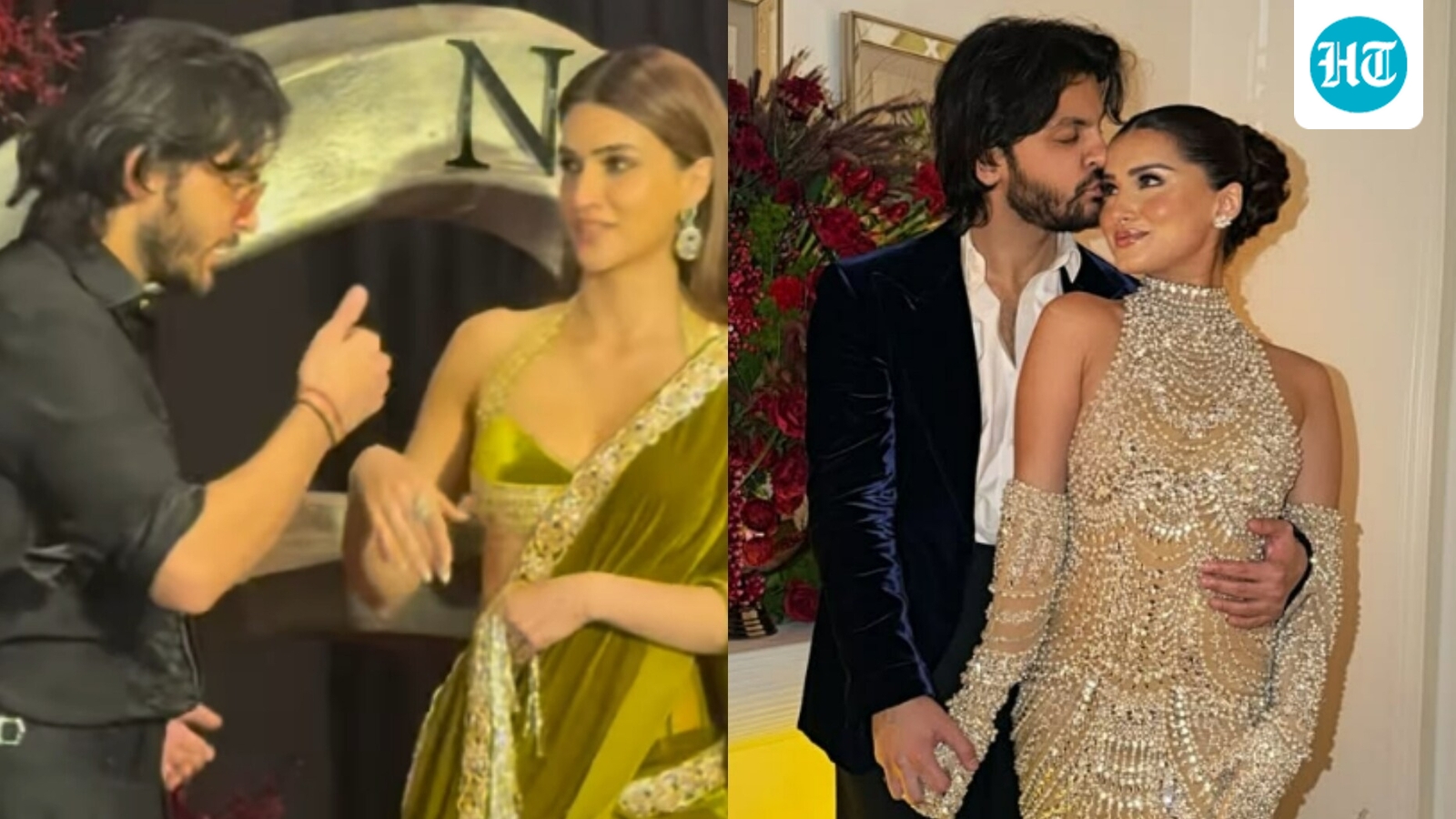 Veer Pahariya arrives solo at Nupur Sanon-Stebin Ben's reception as Tara Sutaria breakup rumours intensify; watch