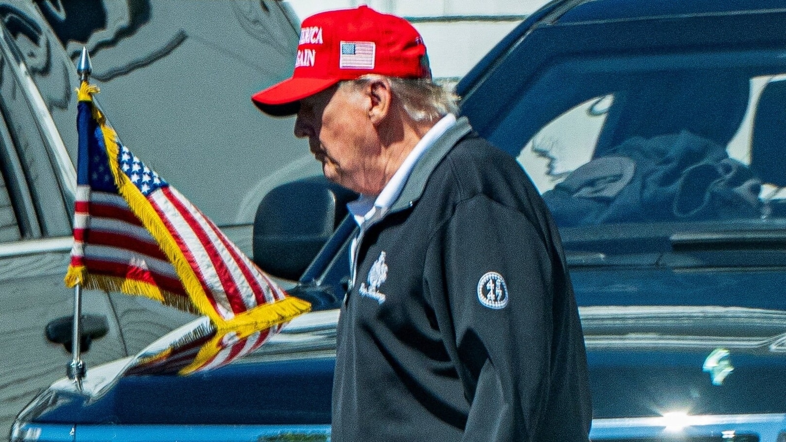 Trump's motorcade spotted in DC with an ambulance? Truth behind viral video