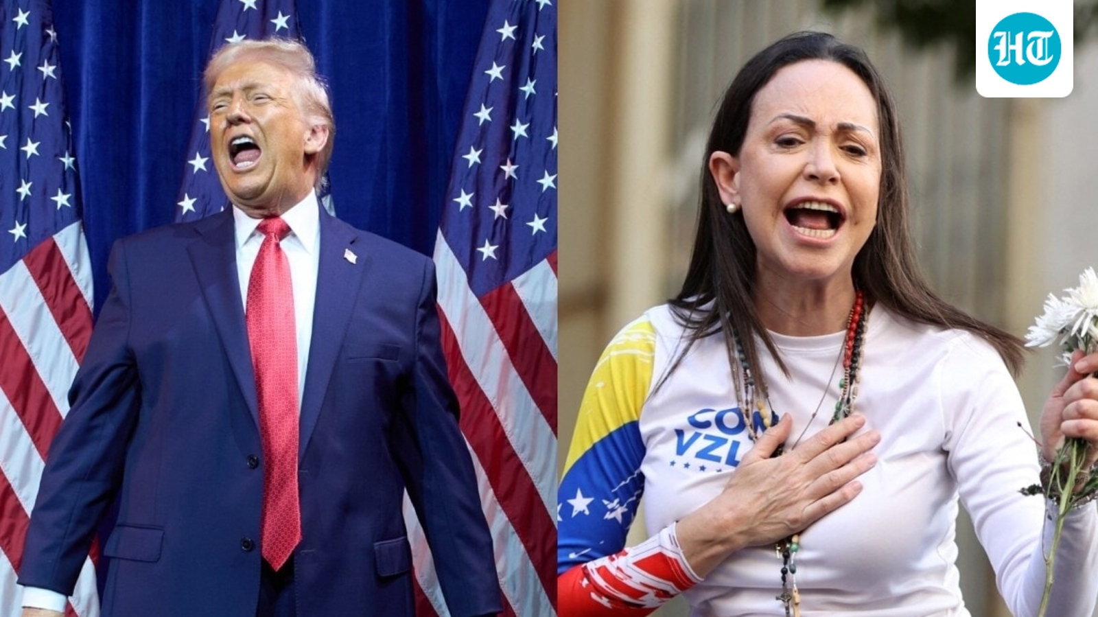 Trump sets meeting with Venezuelan opposition leader Maria Corina Machado
