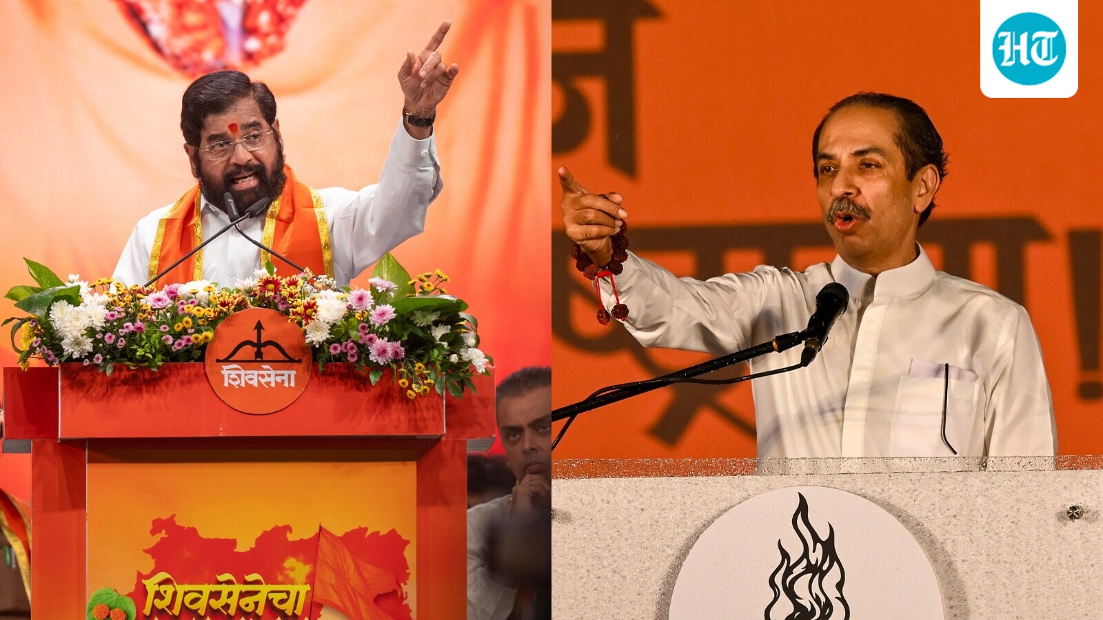 In Sena vs Sena, Uddhav Thackeray likens BJP to 'amoeba', Eknath Shinde takes ‘Hindutva t-shirt’ dig