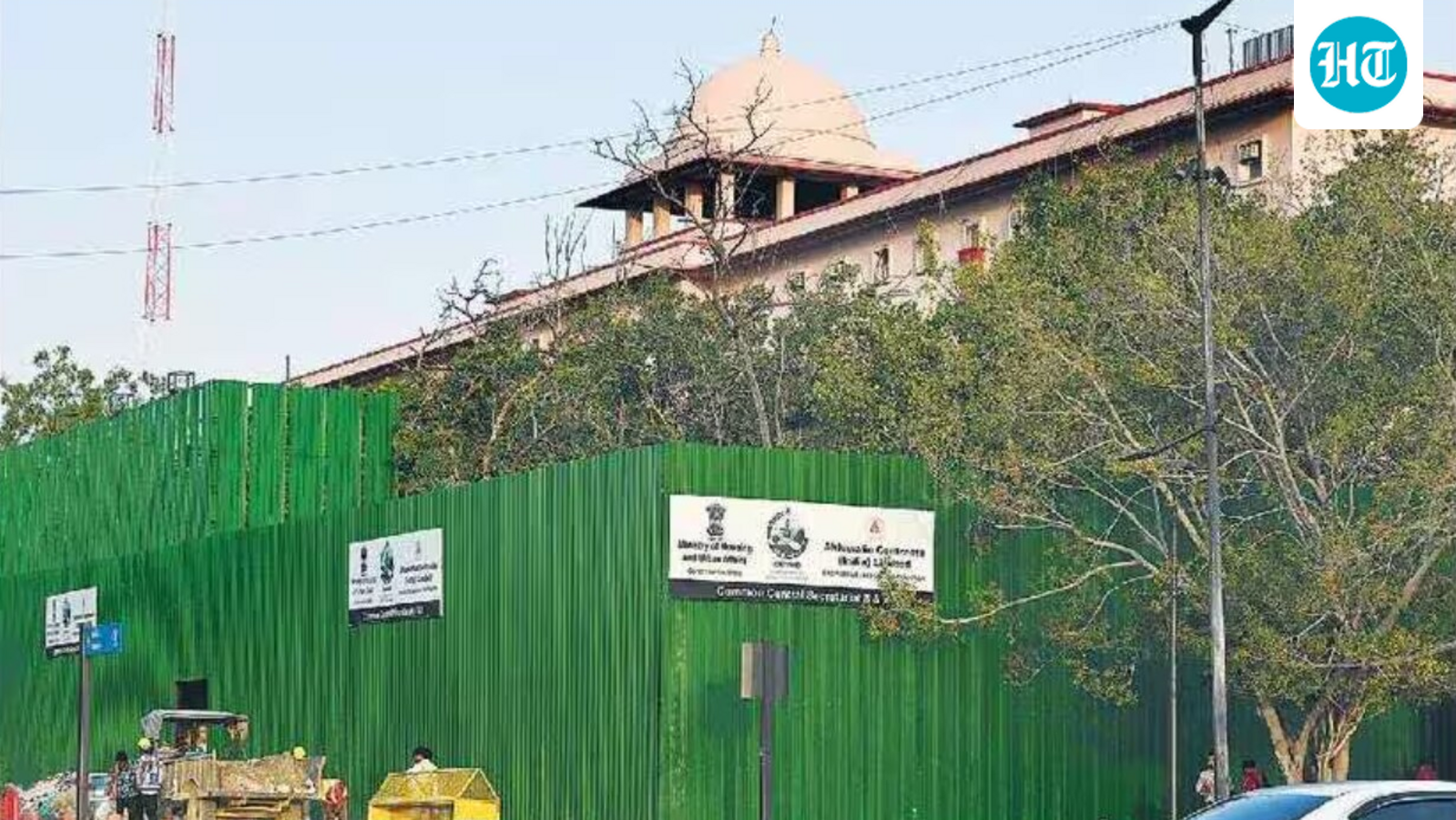 Udyog Bhawan’s demolition begins under Central Vista project