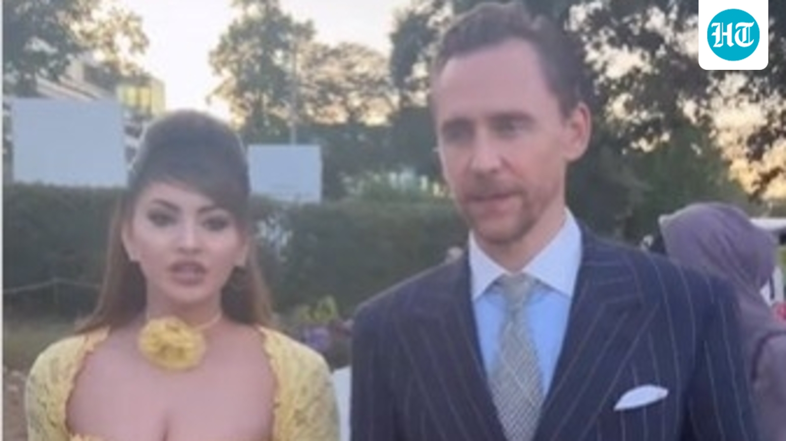 Urvashi Rautela meets Tom Hiddleston at Wimbledon; internet says ‘Tom signing up for Daaku Maharaj 2’