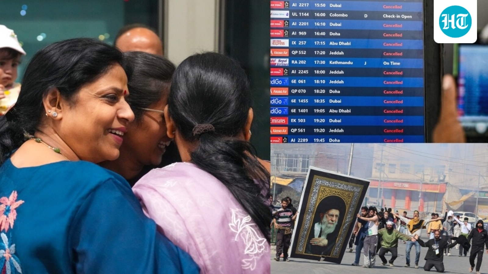 US-Iran war impact on India: Protests in parts of J&K against Khamenei's killing; more relief flights today