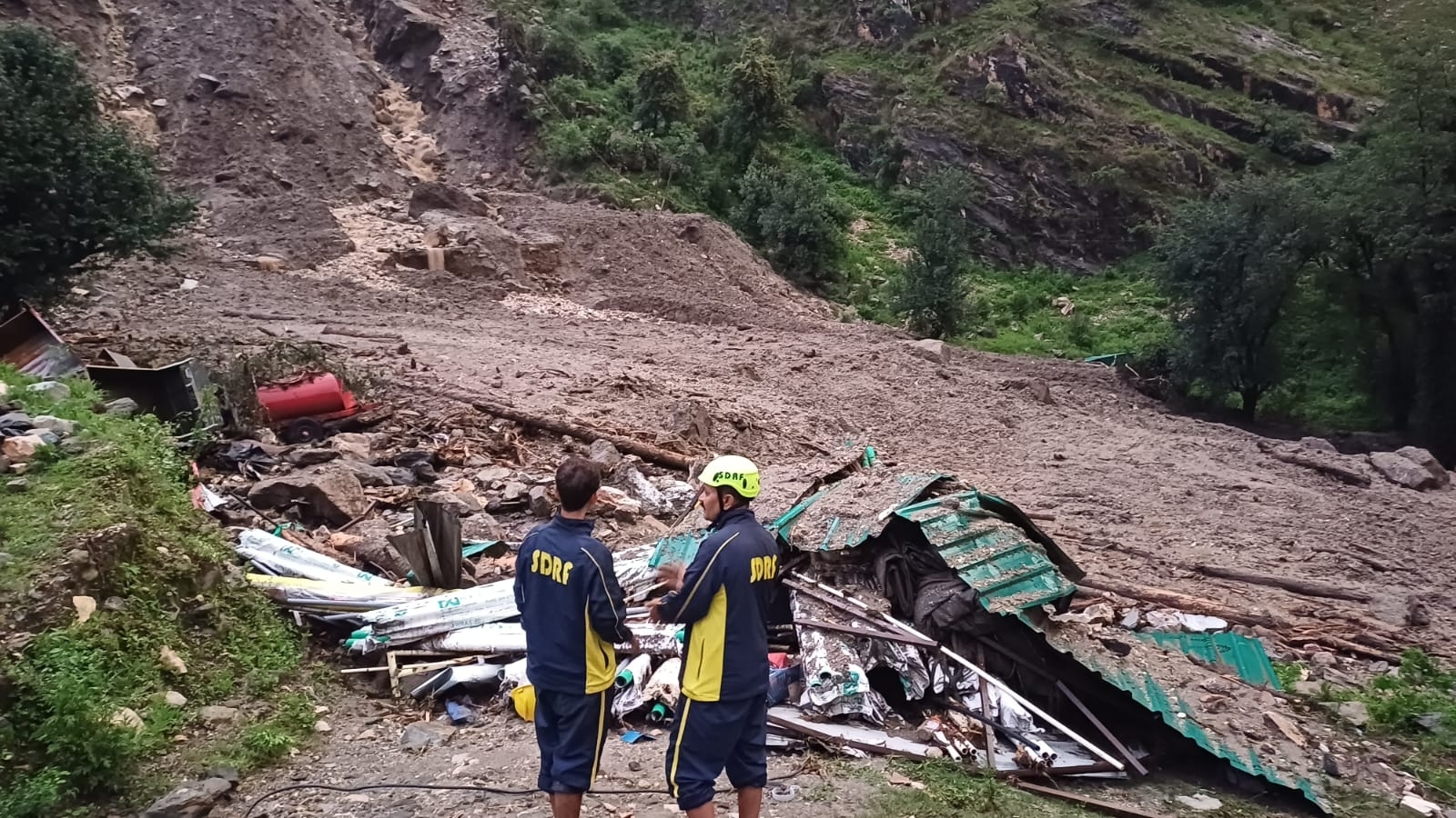 9 labourers missing after cloud burst triggers landslide in Uttarkashi