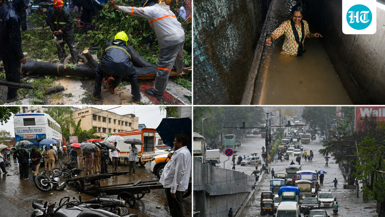 Mumbai rain LIVE: Monsoon 'blues' leave roads flooded, disrupt daily life as IMD issues red alert