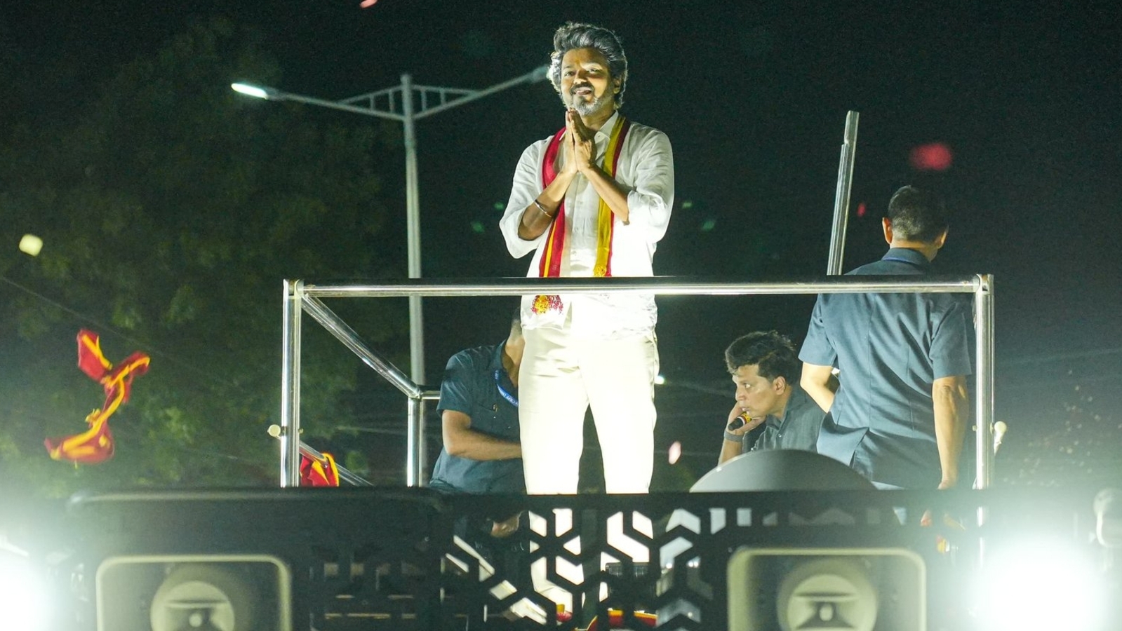 A month after Karur stampede, TVK chief Vijay meets families of victims at Mamallapuram resort