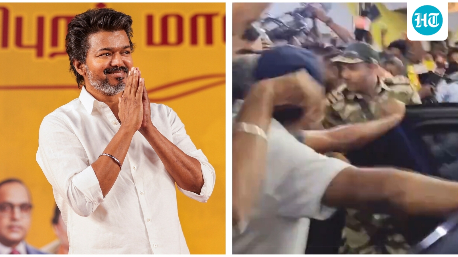 Vijay stumbles and falls at Chennai airport after being mobbed, angry fans ask: 'What was the security doing?'