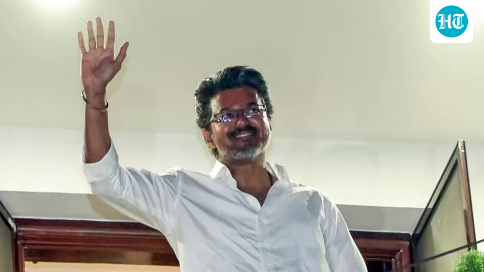 Vijay makes first appearance after TVK scripts historic performance in 2026 Tamil Nadu assembly elections, greets fans