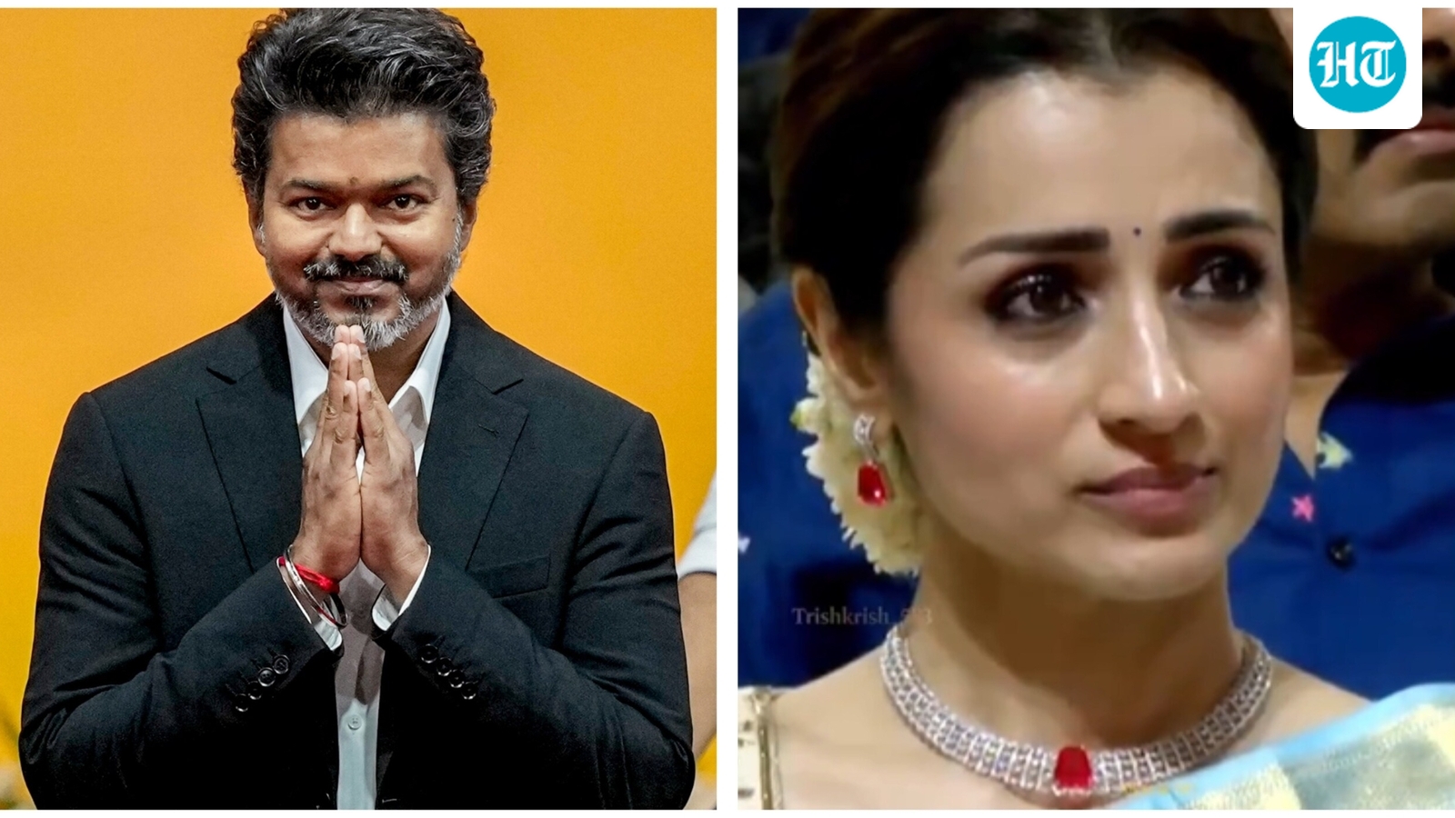Trisha Krishnan gets emotional as Vijay gives first address as Chief Minister of Tamil Nadu