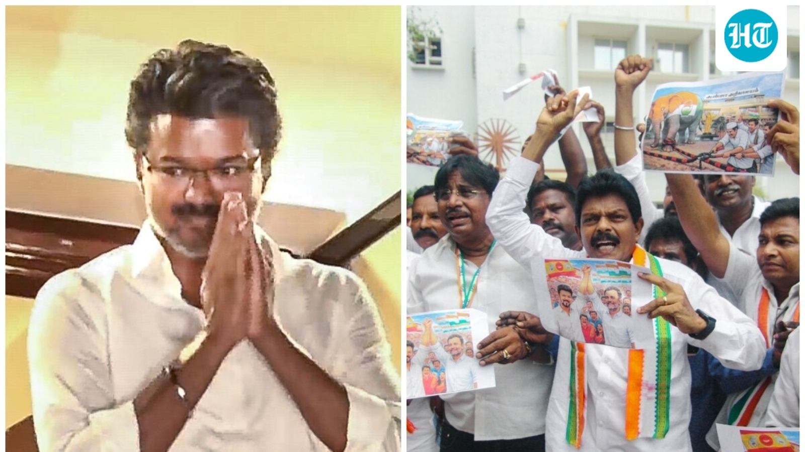 Tamil Nadu govt formation news LIVE: TVK supporters, Cong protest against governor, seek nod for Vijay to take office