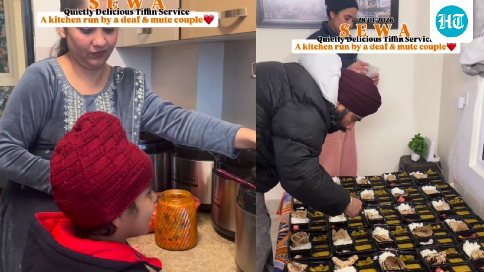 Deaf and mute Mohali couple's tiffin service is winning the internet. Watch viral clip