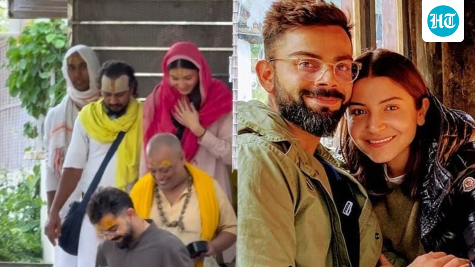 Virat Kohli and Anushka Sharma spotted visiting Premanand Maharaj in Vrindavan after RCB's IPL victory