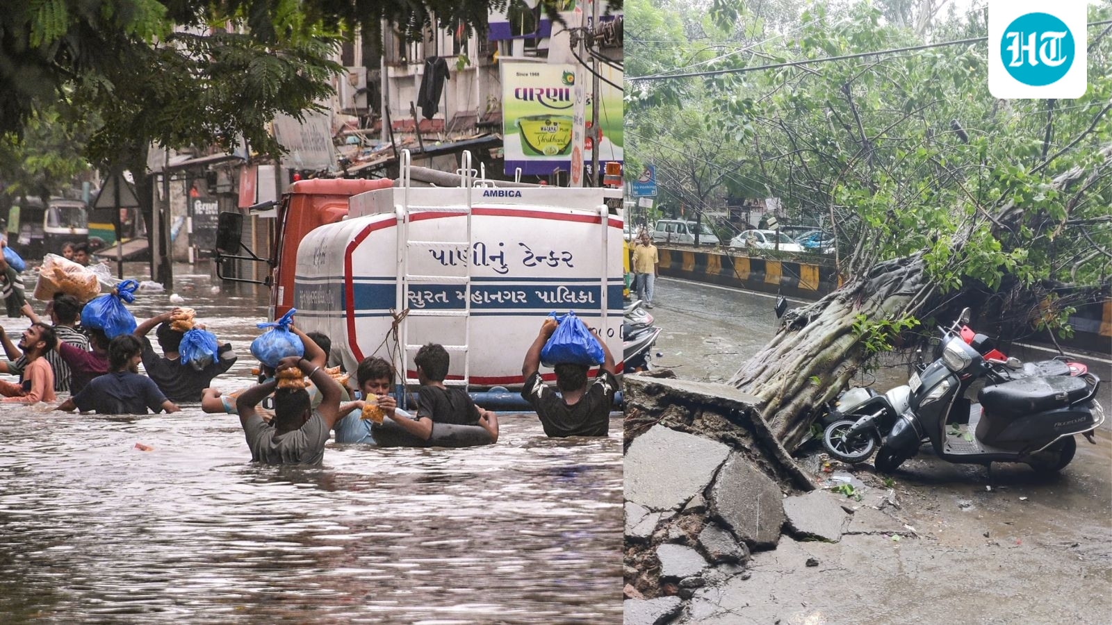 Weather today LIVE updates: Thick, black clouds engulf high-rise in Noida, IMD issues Red alert for Delhi, Gurgaon