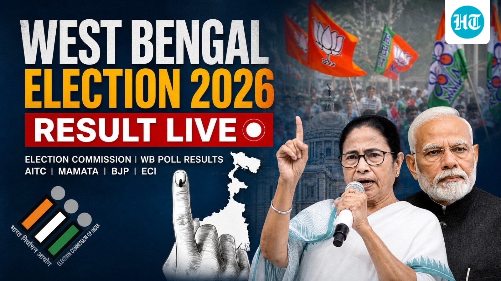 West Bengal election result 2026 LIVE: TMC's return or BJP's rise? ECI to start counting soon