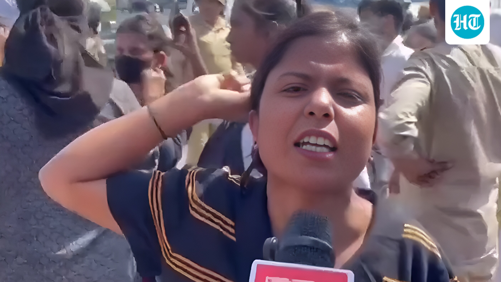 ‘We just want fair wages... Why are police beating us?’: Workers at Noida protest