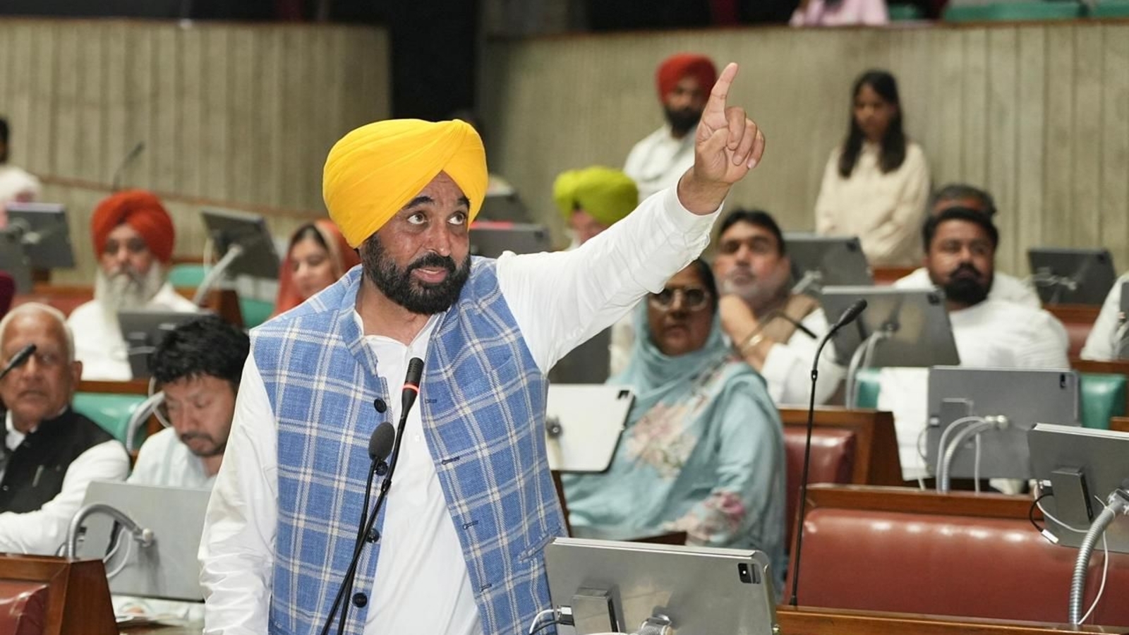 ‘Those who break party lines…’: Punjab CM Bhagwant Mann reacts to Raghav Chadha Rajya Sabha ouster