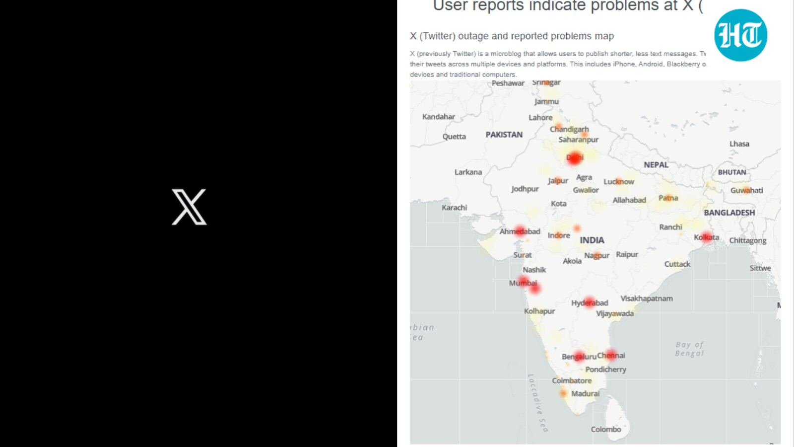 X back online for India users after brief outage